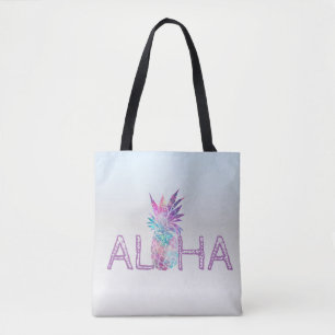 Bedårande Aloha Hawaiisk Ananas, Silver Tygkasse