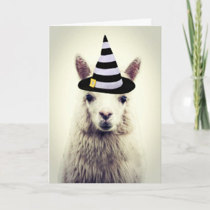 Bedårande Alpaca, Halloween Kort