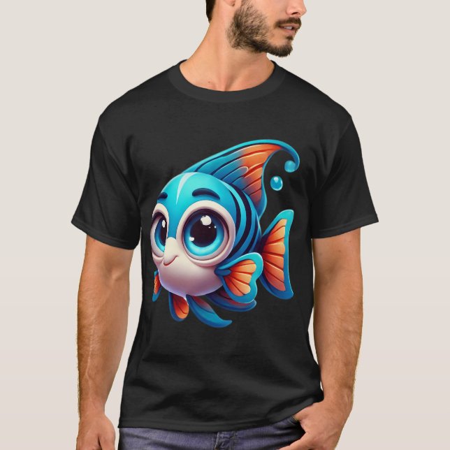 Bedårande ängelfisk t shirt (Framsida)