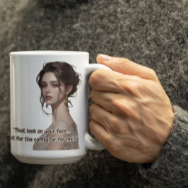 Bedårande animeflicka kaffemugg