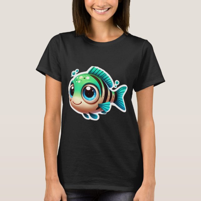 Bedårande Archerfisk T Shirt (Framsida)