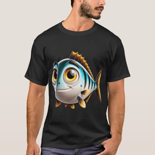 Bedårande Atlantisk Torsk T Shirt (Framsida)