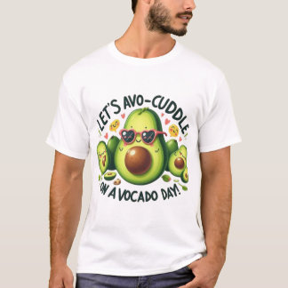 Bedårande Avokado Kärleksdesign – Rolig & Söt T Shirt