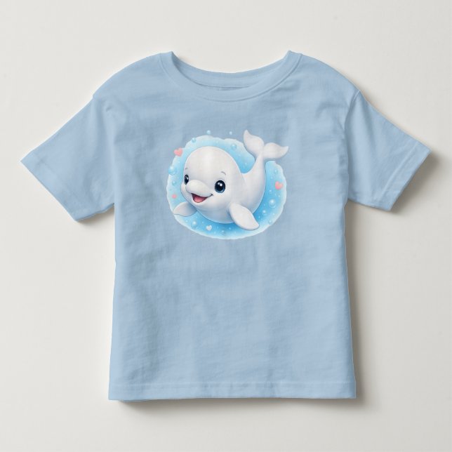 Bedårande Bebis Vitval T Shirt (Framsida)