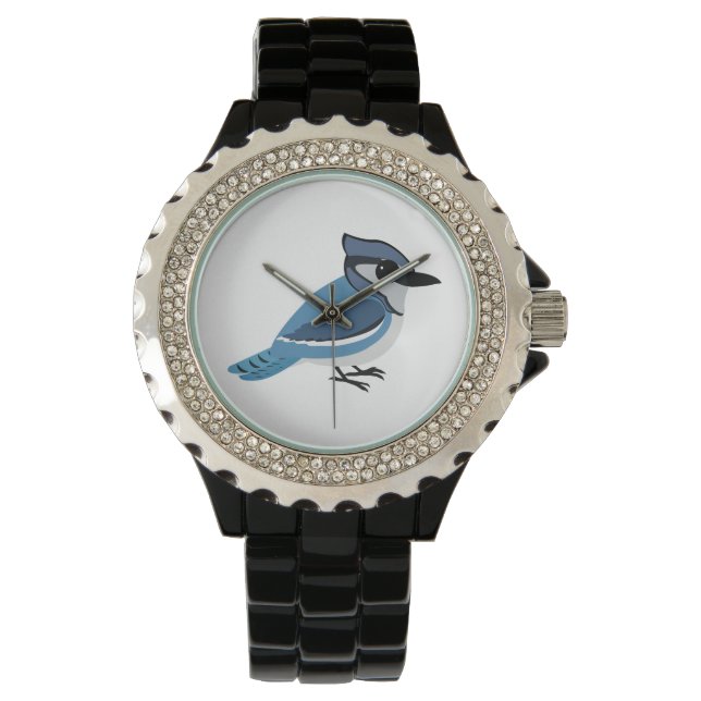 Bedårande Blåskrika Armbandsur (Framsida)