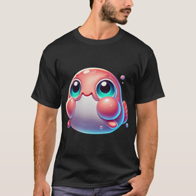 Bedårande Blobfish T Shirt (Framsida)