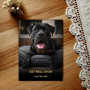 Bedårande Cane Corso God Jul  Vykort