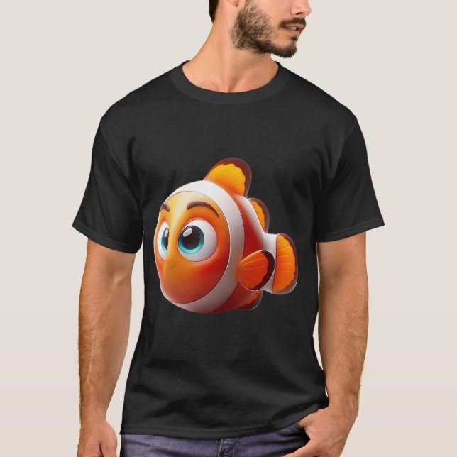 Bedårande Clownfisk T Shirt (Framsida)