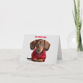 Bedårande dachshund-valp  kort