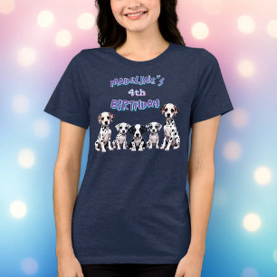 Bedårande dalmatiner-valpar födelsedag t shirt