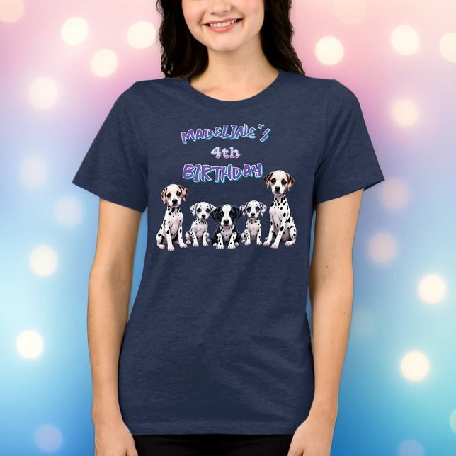 Bedårande dalmatiner-valpar födelsedag t shirt (Skapare uppladdad)