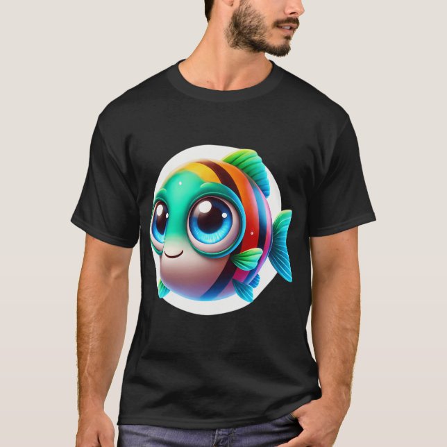 Bedårande Danios Fiskar T Shirt (Framsida)