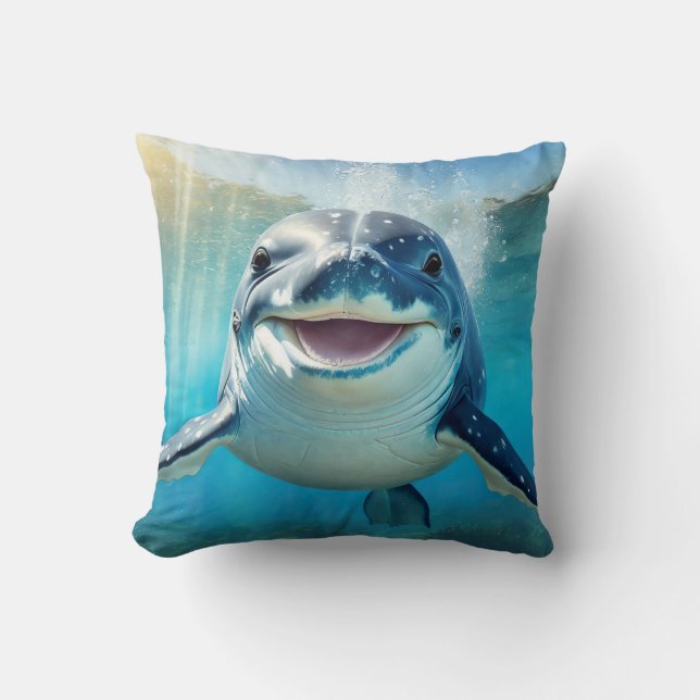 Bedårande delfin kudde! kudde (Framsida)
