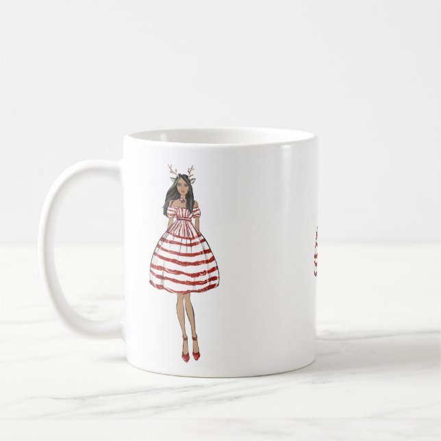 Bedårande Divajulmugg Kaffemugg (Vänster)
