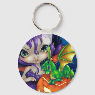 "Bedårande Dragonling II" Keychain Nyckelring