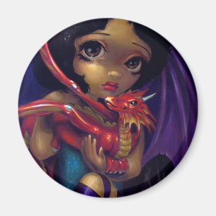 "Bedårande Dragonling mig" magnet