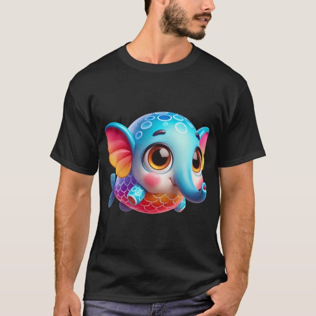 Bedårande elefantfisk t shirt (Framsida)