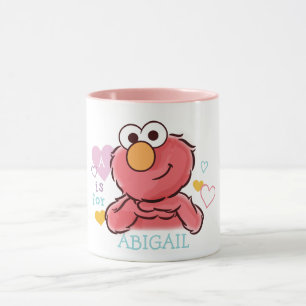 Bedårande Elmo Lägg till ditt eget namn Mugg