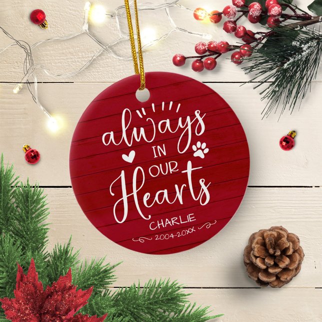 Bedårande Farmhouse Kalligrafi Husdjur Minnes Foto Julgransprydnad Keramik (Skapare uppladdad)