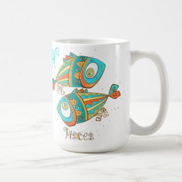 Bedårande Fiskar Pisces Kaffemugg