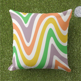 Bedårande fläta sött mönster färgglatt sommar  kudde