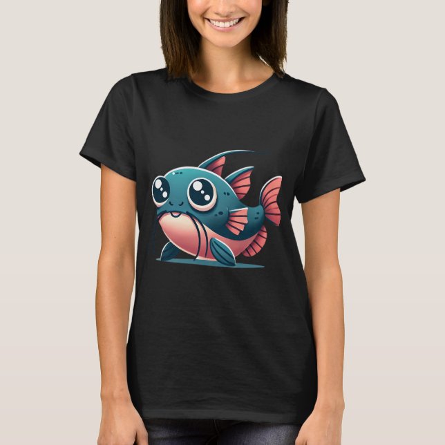Bedårande Goonch Malfisk T Shirt (Framsida)