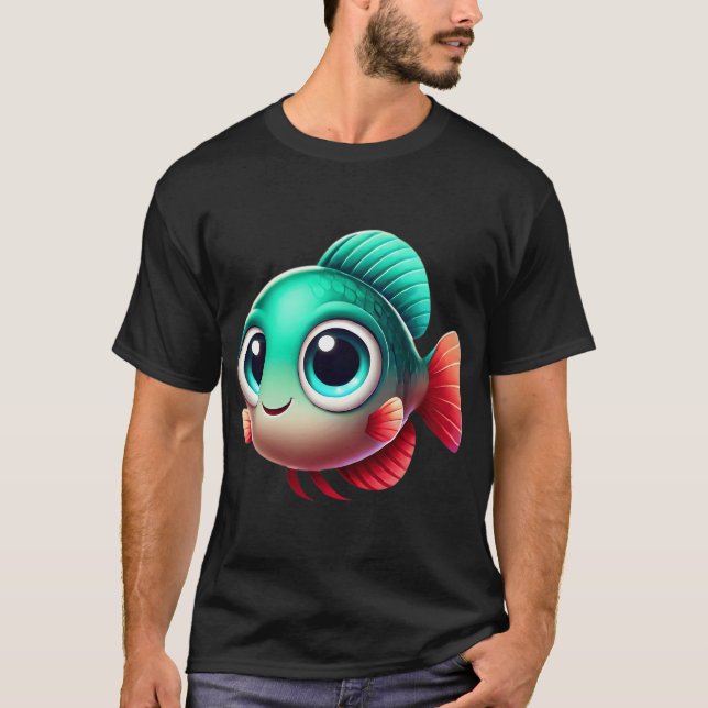 Bedårande Gouramifisk T Shirt (Framsida)