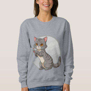 Bedårande grå tabbymaskot t shirt