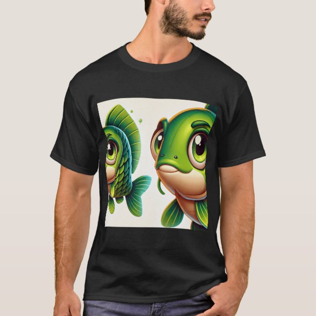 Bedårande gräskarp t shirt (Framsida)