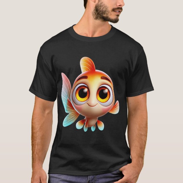 Bedårande guldfisk t shirt (Framsida)