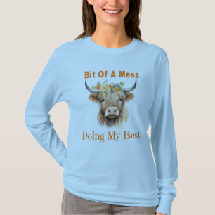 Bedårande Highlandko gör min bästa skjorta T Shirt