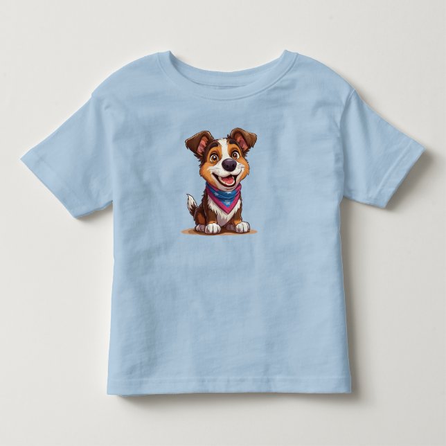Bedårande hund t shirt (Framsida)