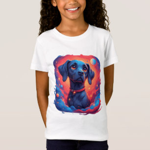 Bedårande hundporträtt t shirt