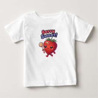 Bedårande jordgubbe med maracas och 'Bärigt sött' T Shirt