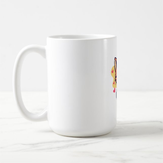 Bedårande Kärlekskatt Kaffemugg (Vänster)
