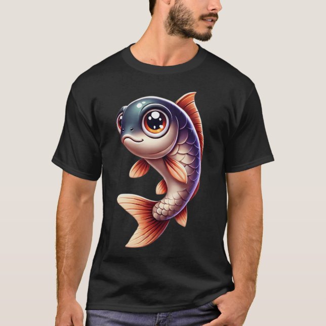 Bedårande Karpfisk 2 T Shirt (Framsida)