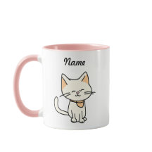 Bedårande katt anpassat namn