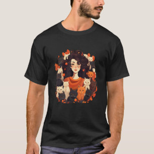 Bedårande kattfan söta katter och husdjur kläder k t shirt