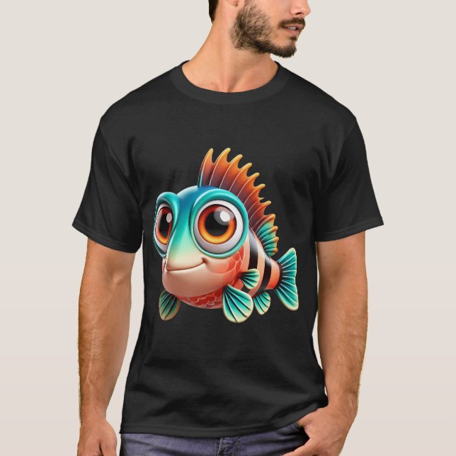 Bedårande Kingklip-fisk T Shirt (Framsida)