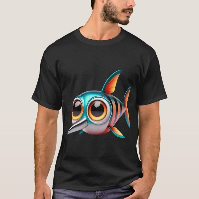 Bedårande knivfisk t shirt (Framsida)