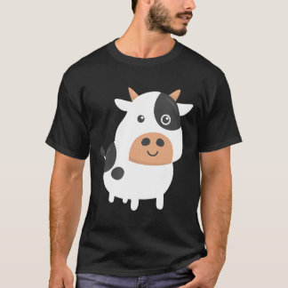 Bedårande ko och söt kalv ko t shirt