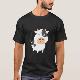 Bedårande ko Söt kalv Ko T Shirt