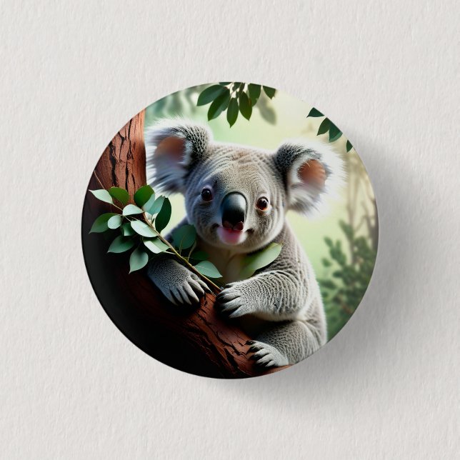 Bedårande Koala Björn Knapp (Framsida)