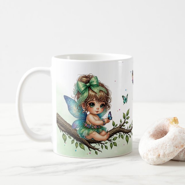 Bedårande lilla älva  kaffemugg (Med munk)