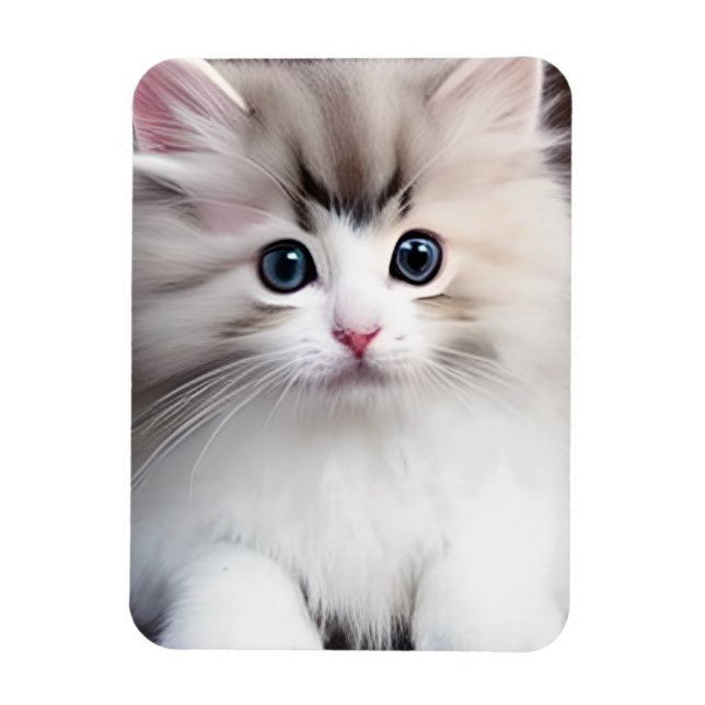 Bedårande lilla kattunge magnet (Vertikal)