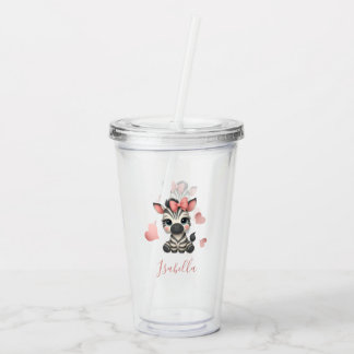Bedårande lilla zebra take away mugg