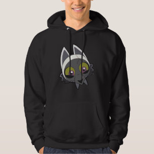 Bedårande liten demon med dödskallemask och horn hoodie