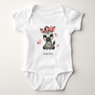 Bedårande litet serie-zebra t shirt