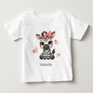 Bedårande litet serie zebra t shirt