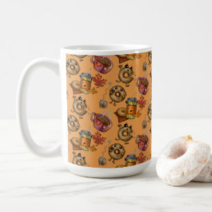Bedårande Munkar och Te Kaffemugg